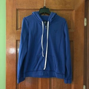 American Eagle Zip Up Hoodie Large